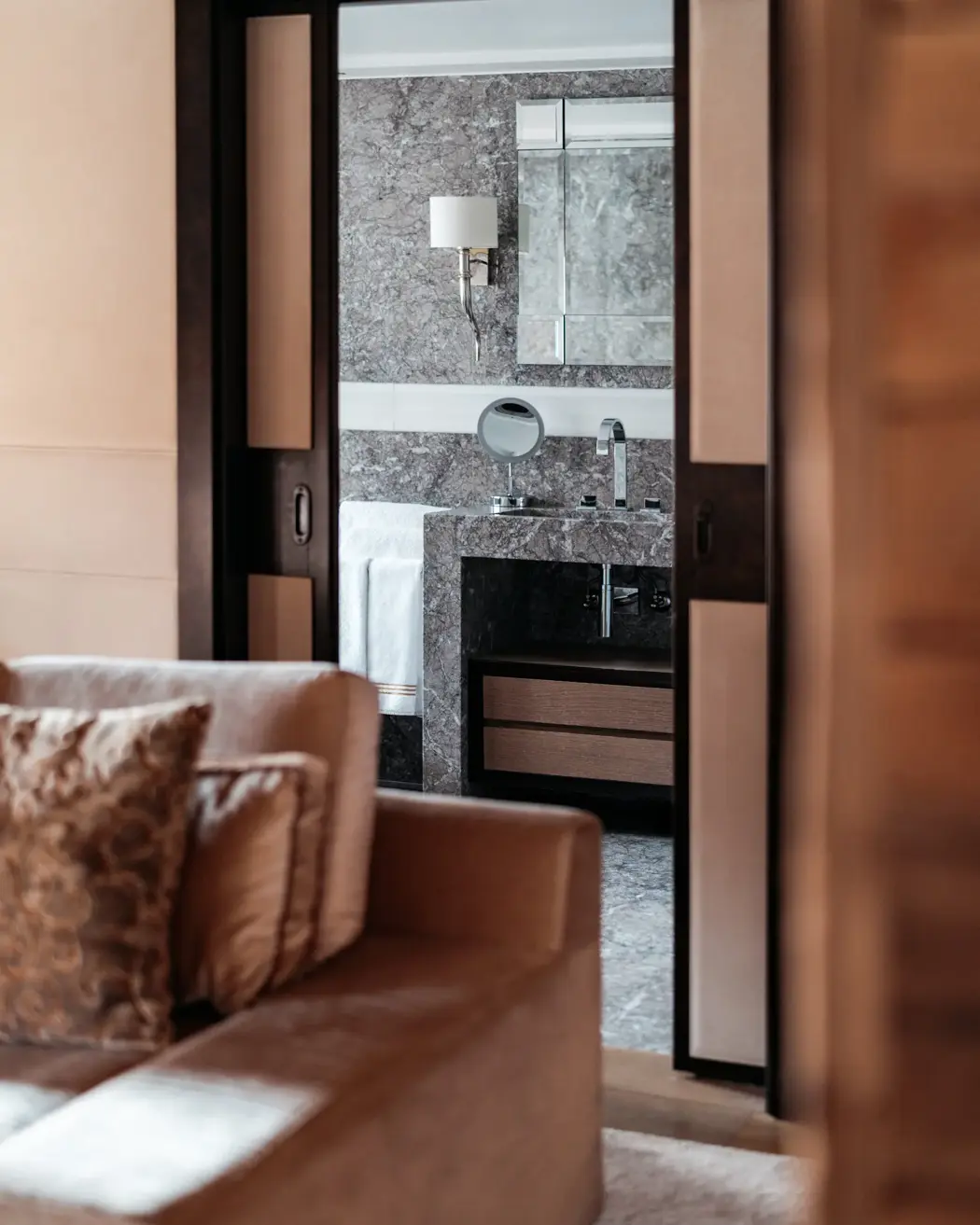 Luxury bedroom at Ultima Hotel Gstaad